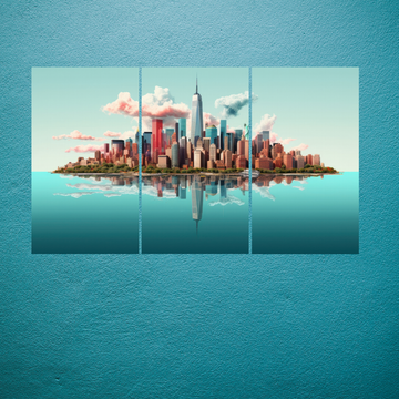 Reflections of the City Size (A3)