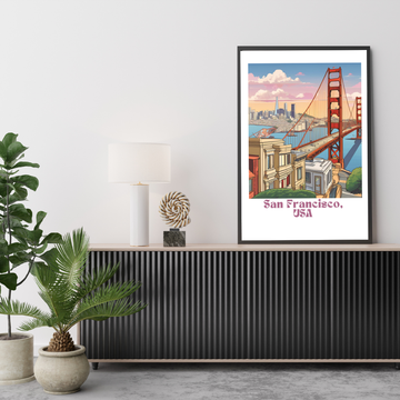 San Francisco Scenes Size (A4)