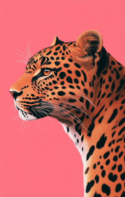 Fierce in Blush Size (A4)