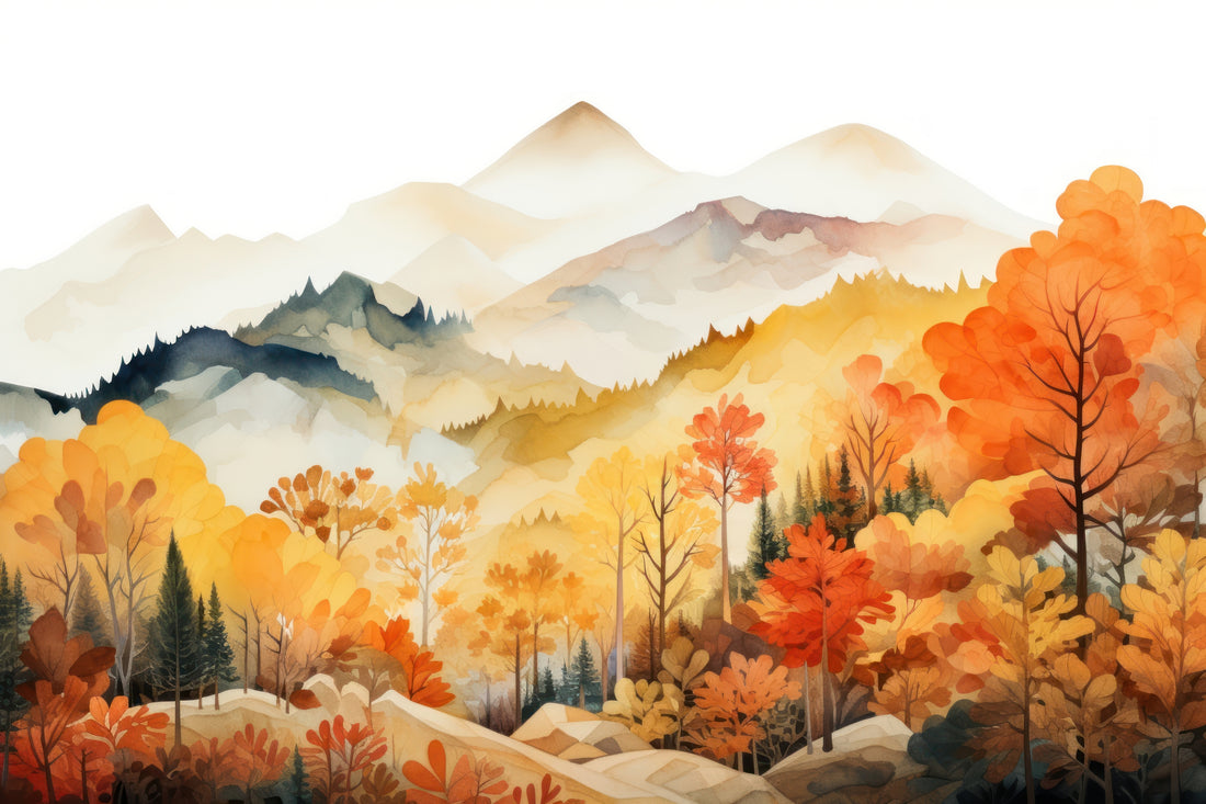Brushstrokes of Nature Size (A4)