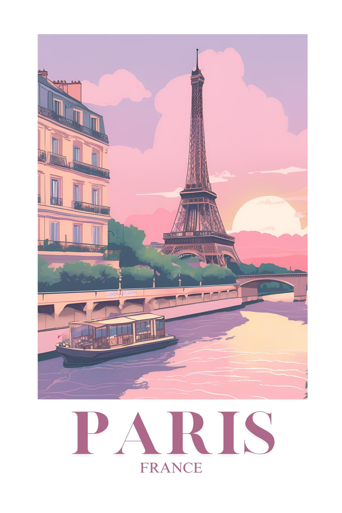 Paris Prints Size (A3)