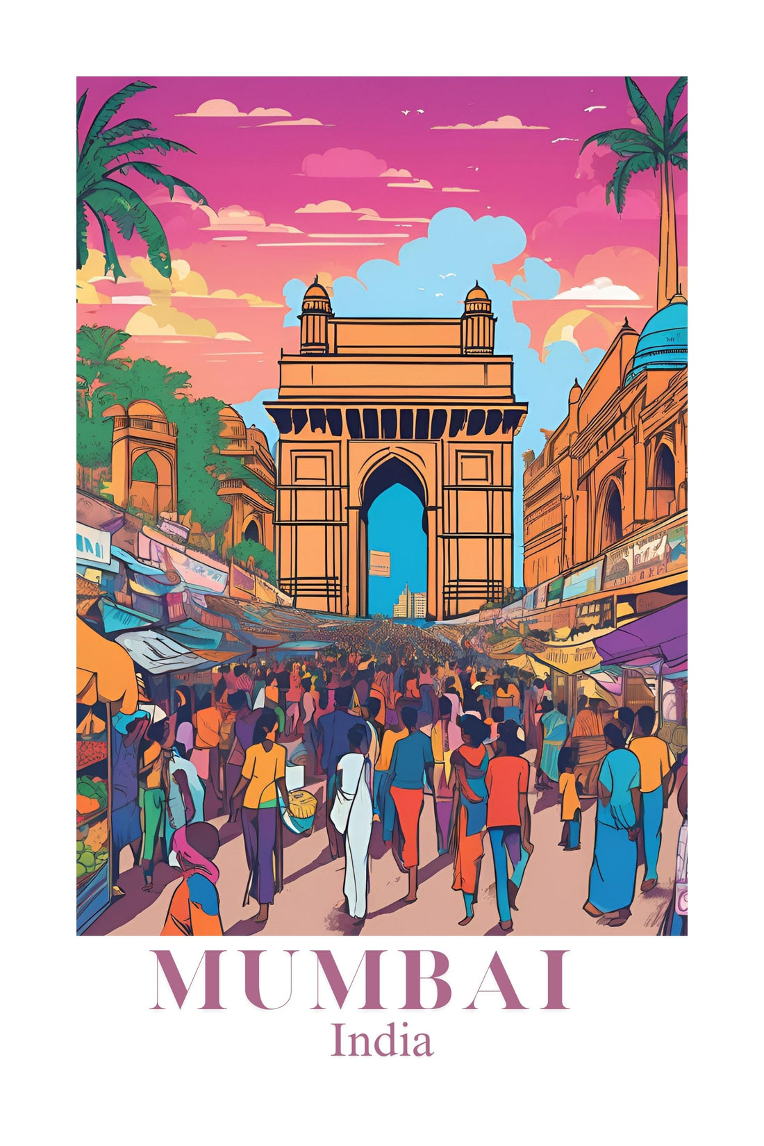 Mumbai Rhythms Size (A4)