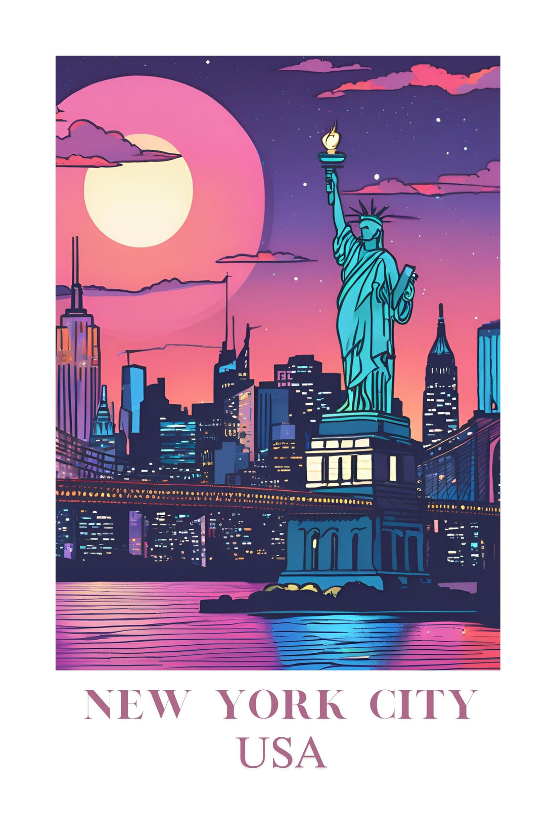 New York Vibes Size (A4)
