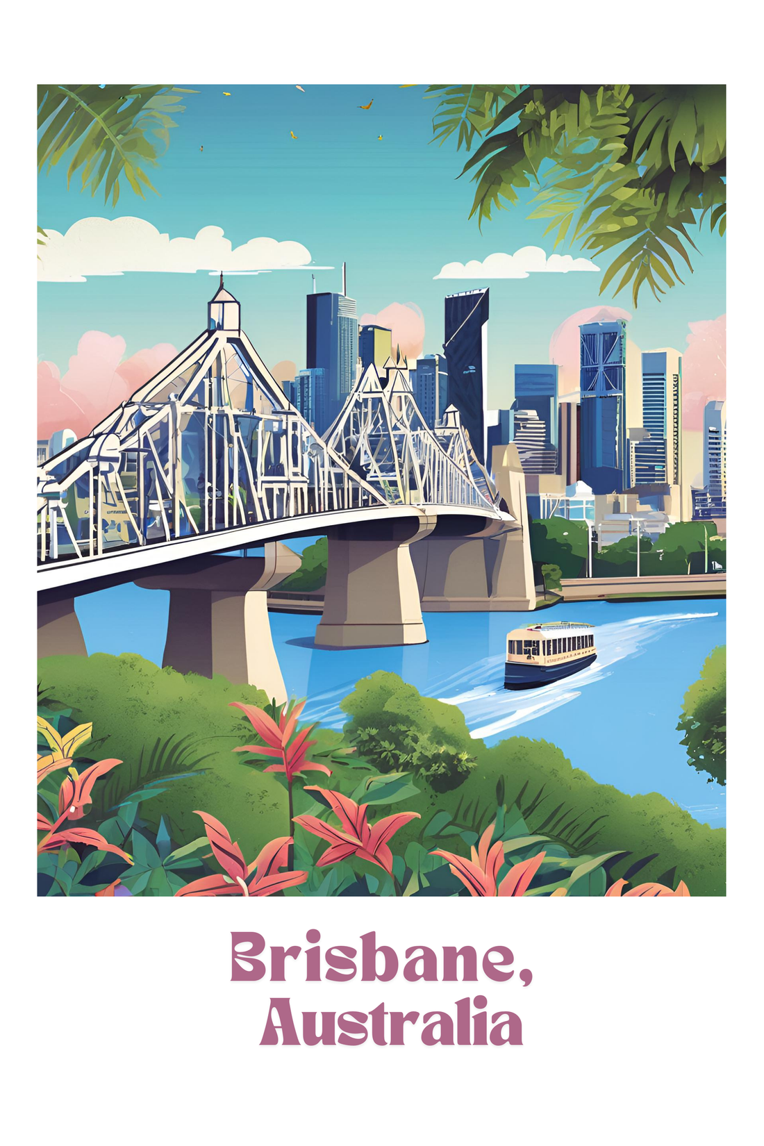 Australia Views Size (A4)