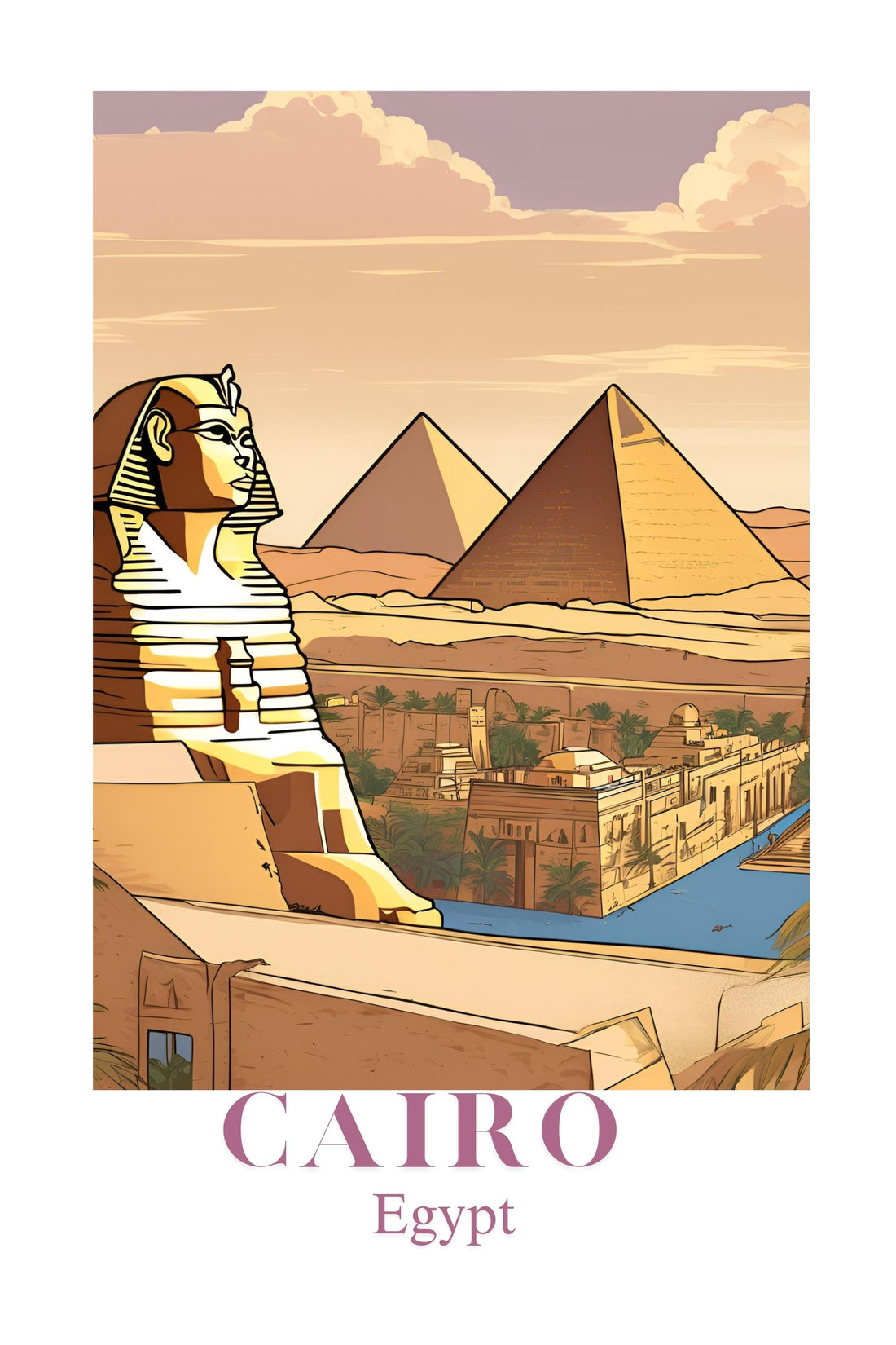 Cairo Echoes Size (A3)