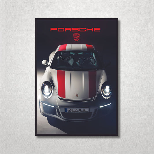 Porsche red & white