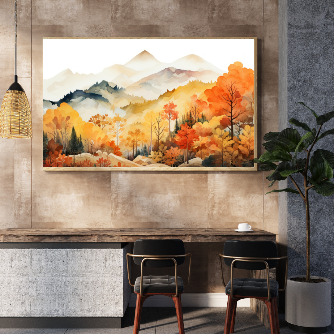 Brushstrokes of Nature Size (A4)