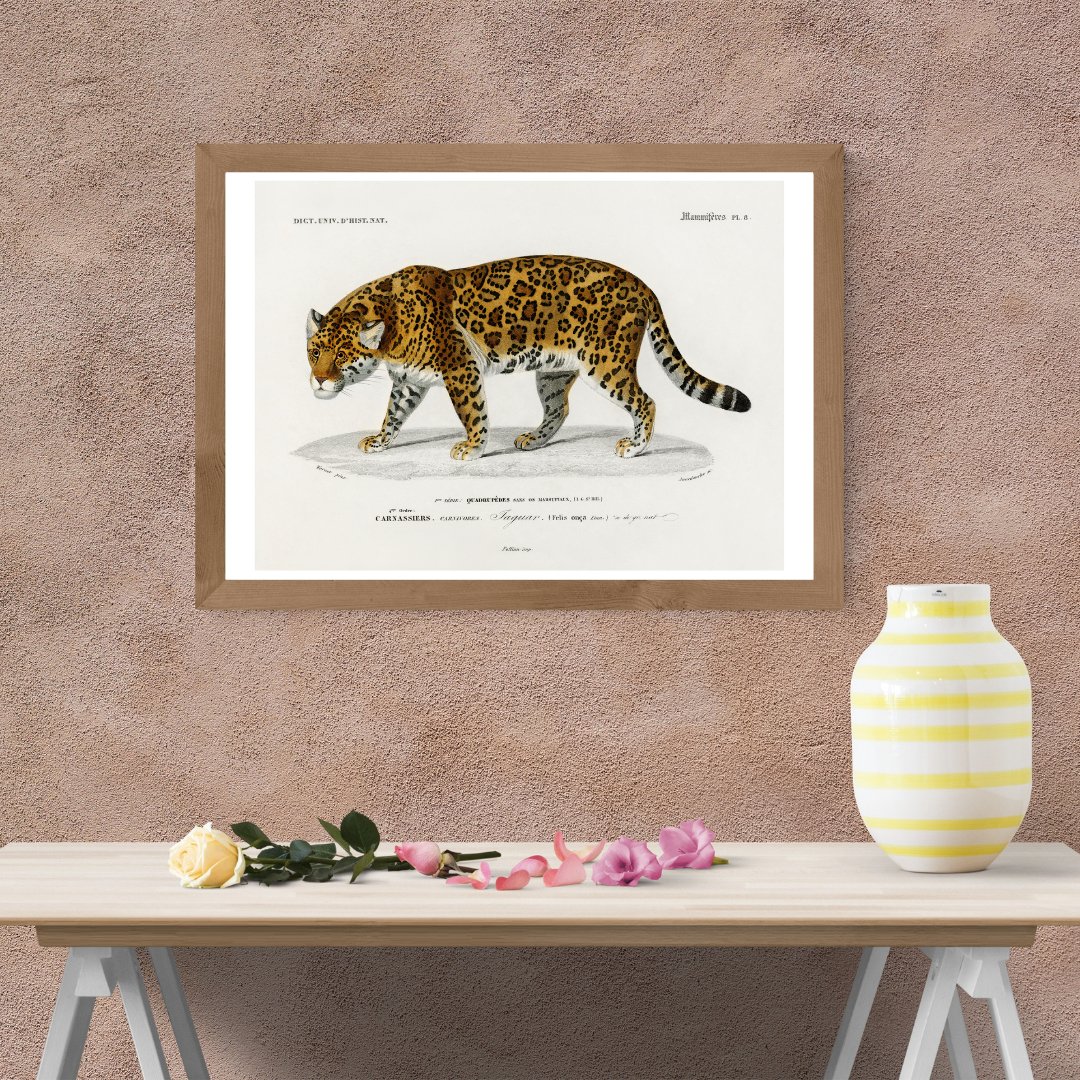 Burning Stride (Tiger) Size (A4)