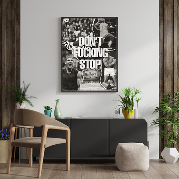 🔥 No Excuses Mode Size (15x19 inches)