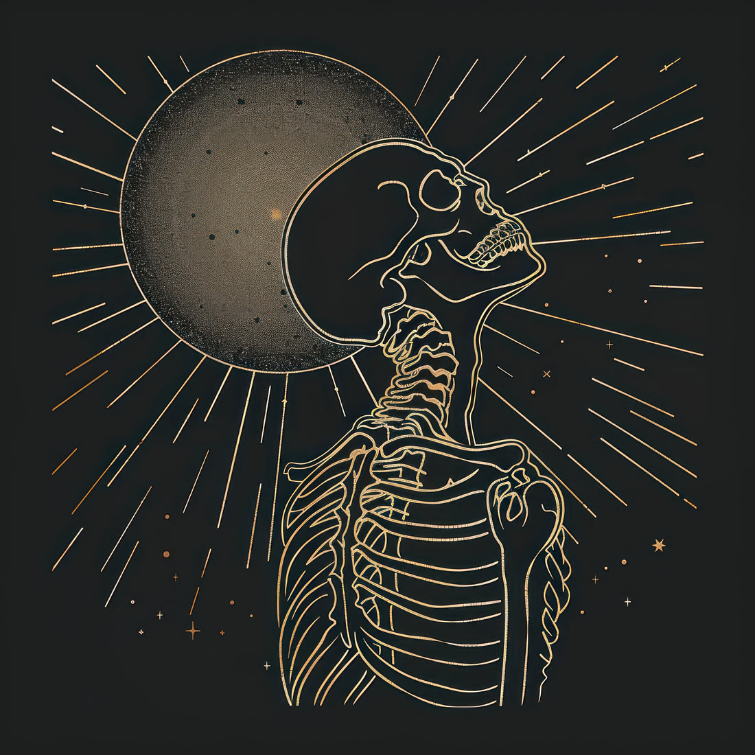Veins of Gold Size (A4)