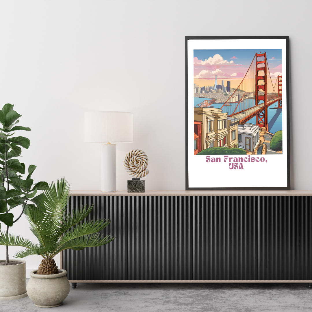 San Francisco Scenes Size (A4)
